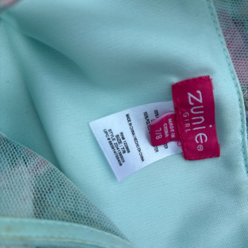 Zunie Girls' Aqua Dress